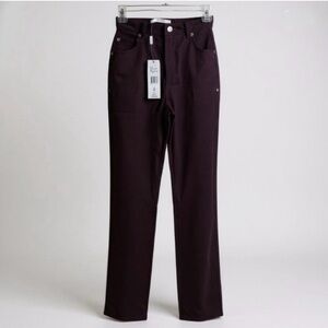 Thakoon Womens Brown High Rise Corduroy Pants NWT Size 6 , 4